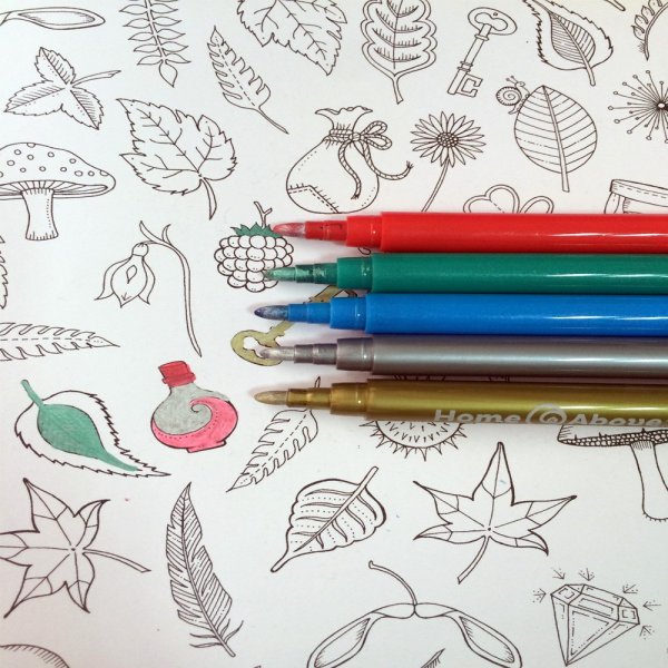 Рисунки фломастерами DIY