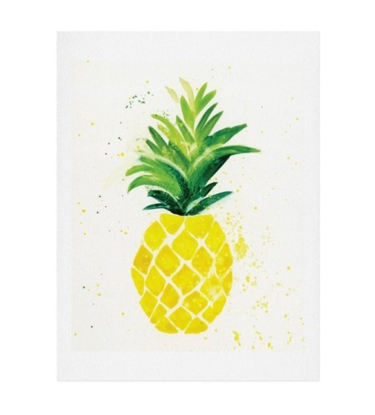 Ананас скетч маркерами