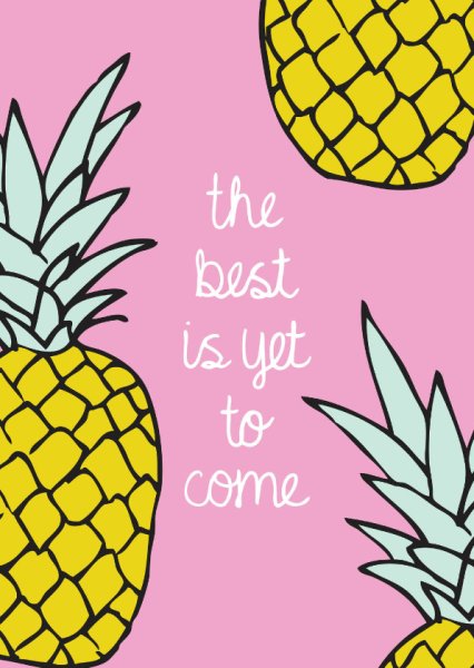 Ананас для срисовки легкие