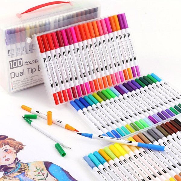 Акварельные маркеры