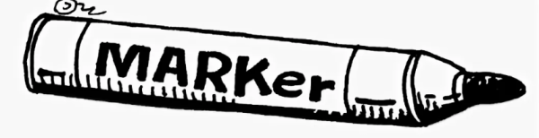 Рисунки маркерами