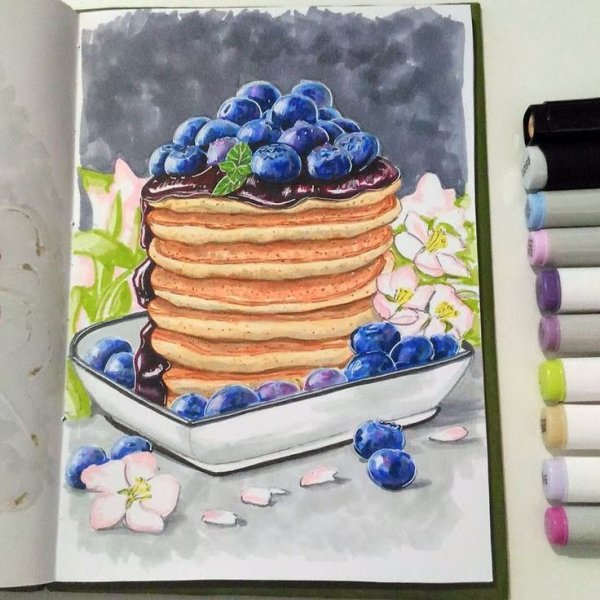 Легкие тортики маркерами