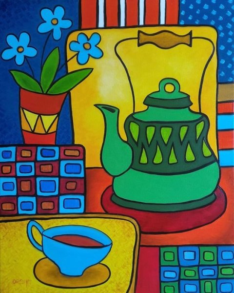 Стилизованный натюрморт для детей