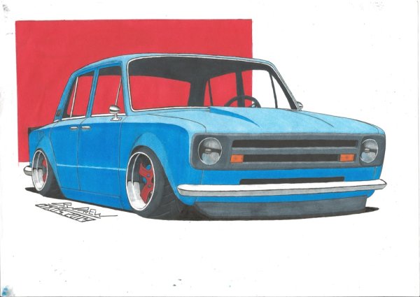 Жигули рисунок