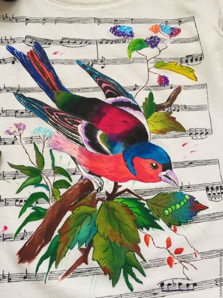 Птицы фломастерами