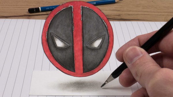 Рисунки Дэдпула лёгкие