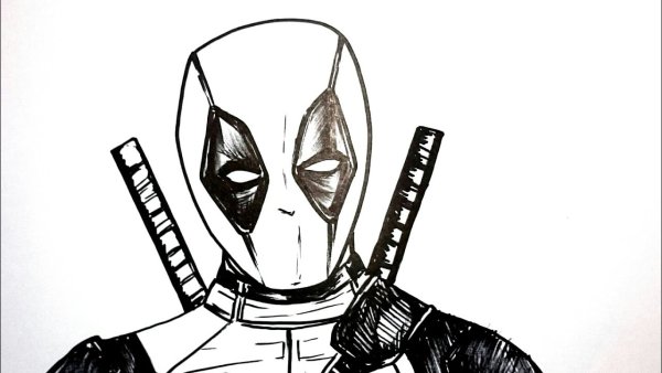 Нарисовать Дэдпула