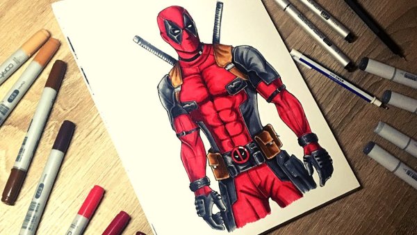 Разноцветный Дэдпул