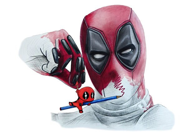 Рисунки Марвел Дэдпул