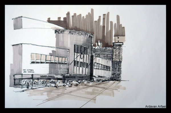 Здания маркерами