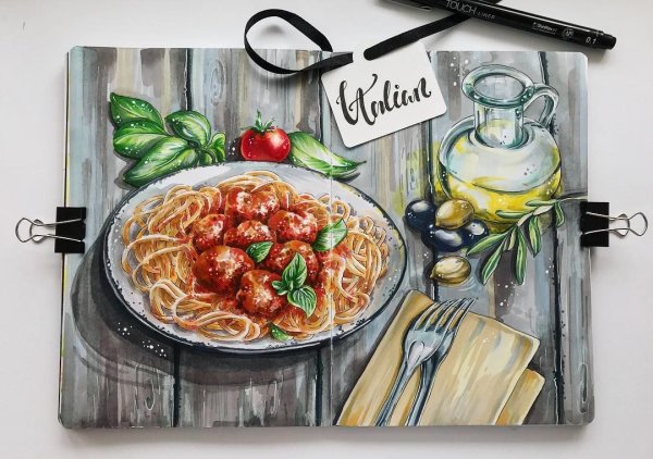 Рисунки еды