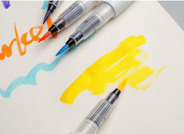 Фломастеры Watercolor Brush Pen