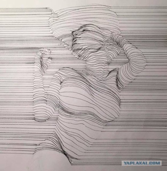 Линия карандашом