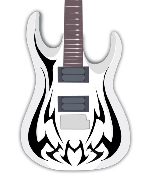 Электрогитара рисунок