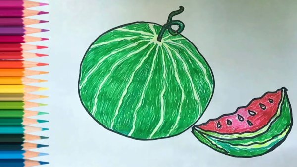 Рисование Арбуз