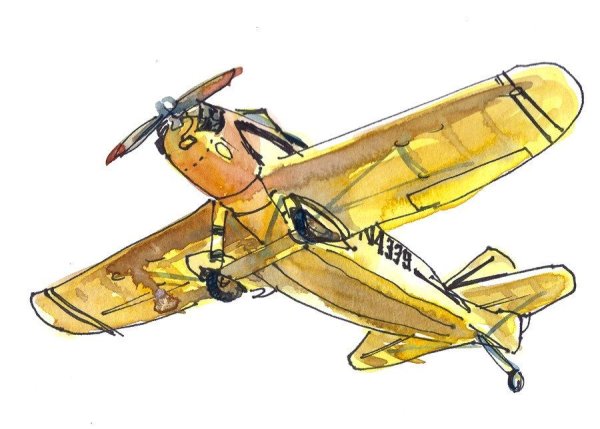 Скетчинг самолет