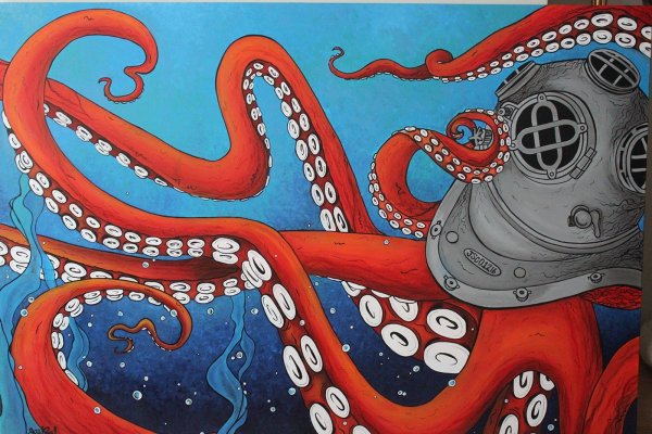 Рисование осьминог