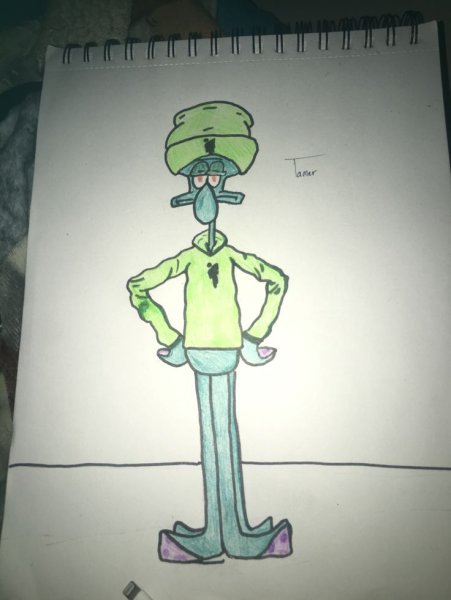 Срисовка Сквидварда