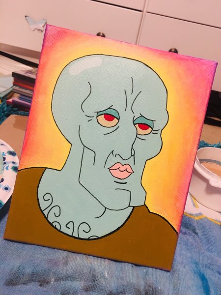 Сквидвард красавчик Джо Джо