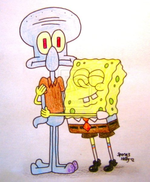 Нарисовать Сквидварда из Спанч Боба