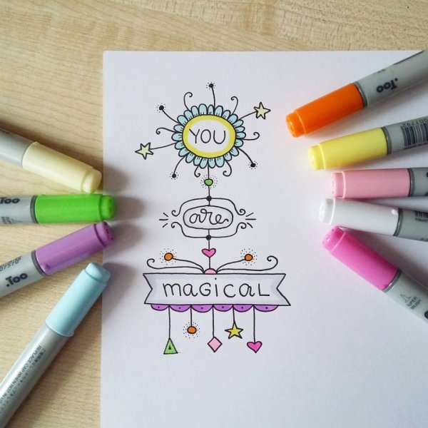 Рисунки фломастерами