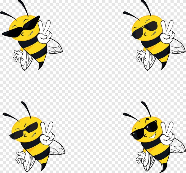 Пчелка в очках