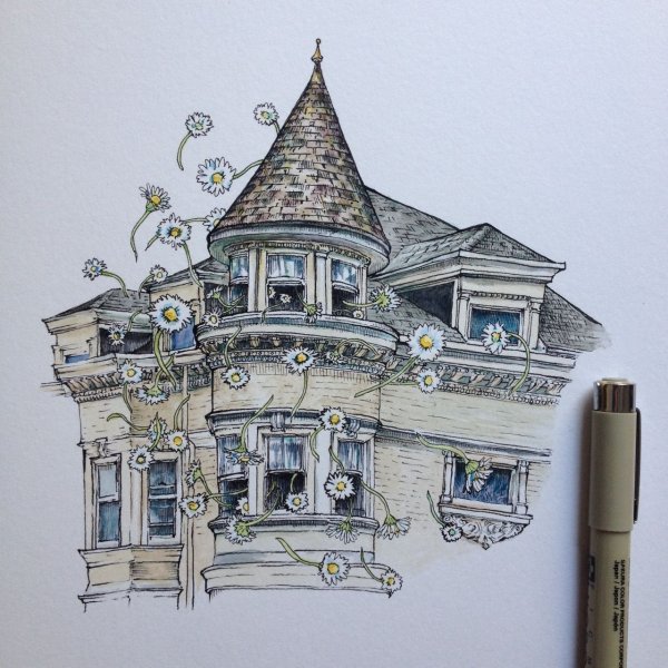 Архитектура фломастерами