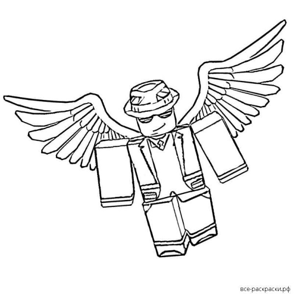 Раскраска РОБЛОКС