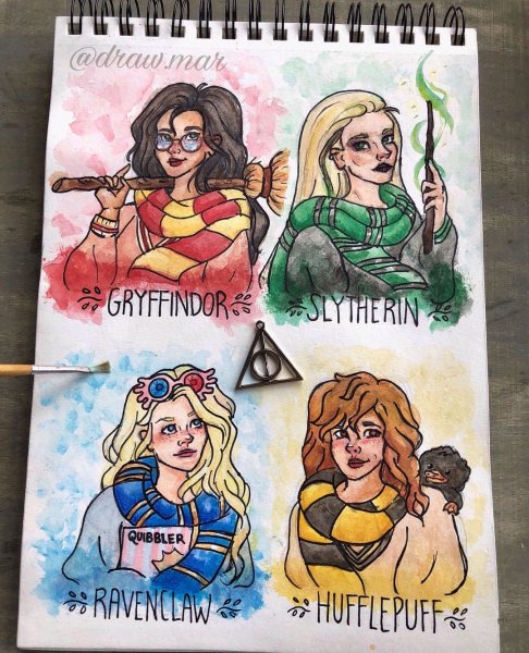 Мемы Гарри Поттер факультеты