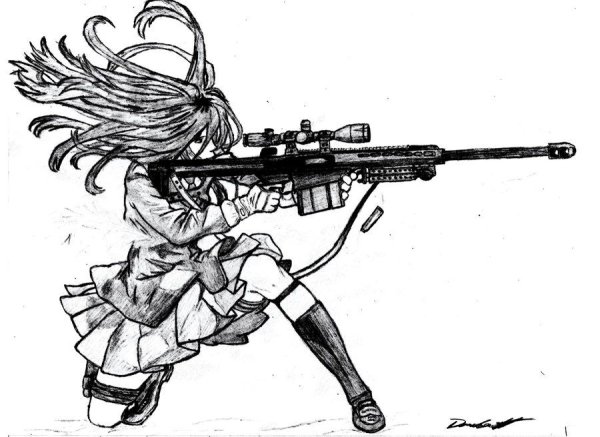 Аниме с оружием