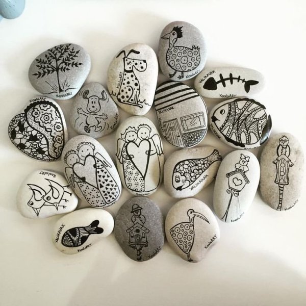 Камешки узоры