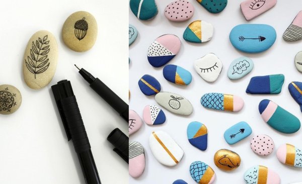 Фломастеры для рисования на камнях