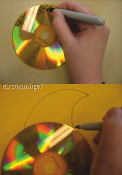 Рисунки на дисках для начинающих