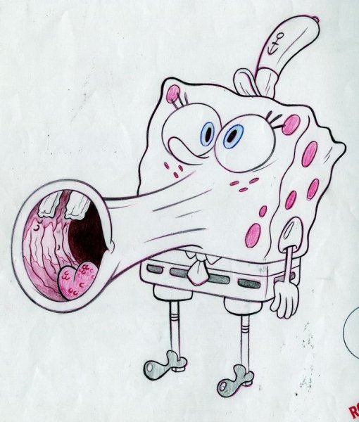 Патрик рисунок для срисовки