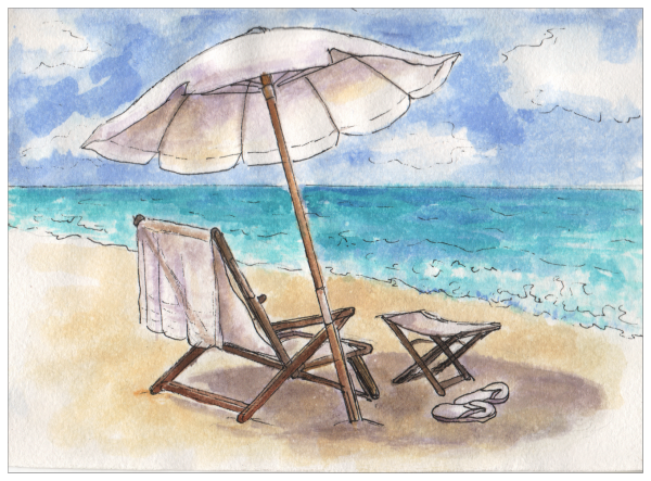 Летние рисунки легкие