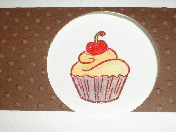 Открытка с кексиком своими руками