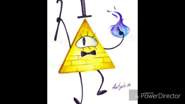 Гравити Фолз для срисовки Билл