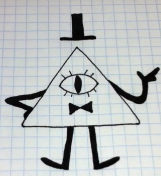 Раскраски Гравити Фолз Билл