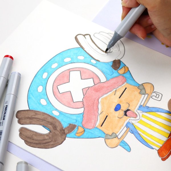 Рисунки профессиональными фломастерами