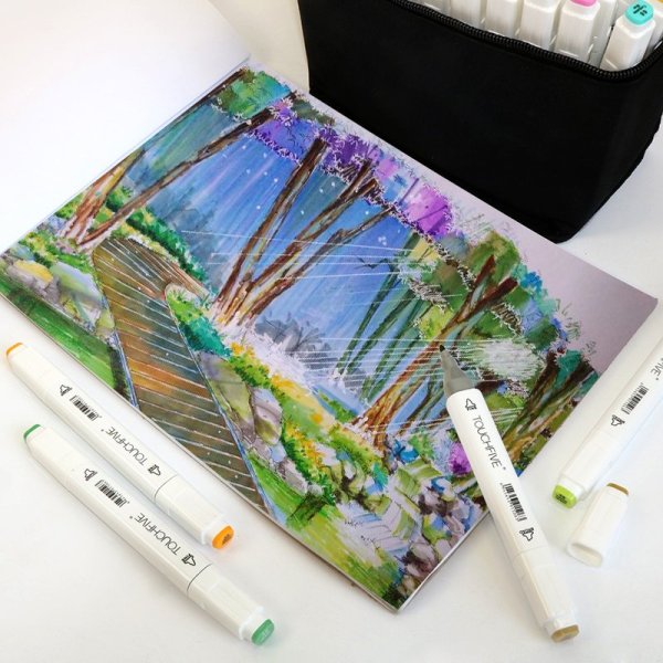 Маленькие рисунки гуашью