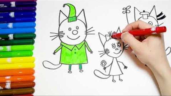 Уроки рисования фломастерами для детей