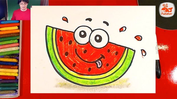 Рисование фломастерами для детей 7 лет