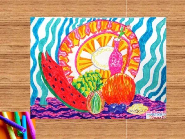 Рисование фломастерами для детей