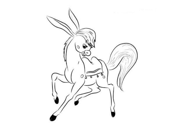 Конек горбунок рисунок