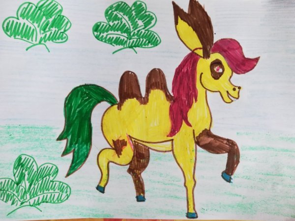 Конек горбунок в подготовительной группе