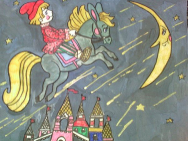 Иллюстрация к сказке п.п. Ершова "конек-горбунок"