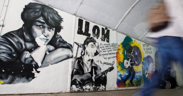 Цой рисунок фломастерами