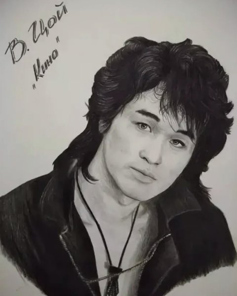 Виктор Цой портрет