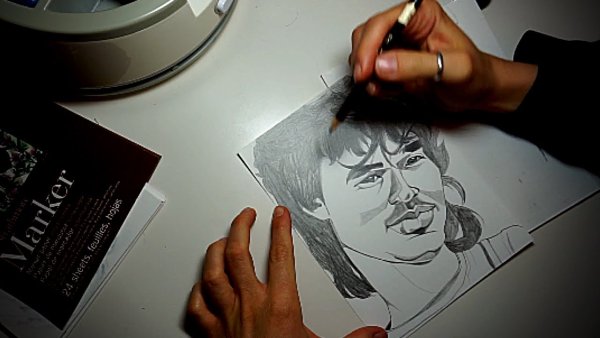 Трафарет Виктора Цоя идеи профили