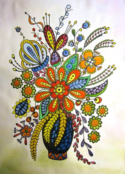 Декоративное рисование для детей